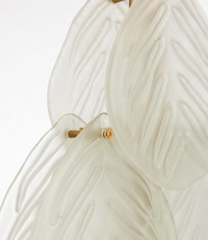 den ngu dau giuong de ban hinh la thuy tinh chup vai led trang tri noi that bac au cao cap dtt db002 2