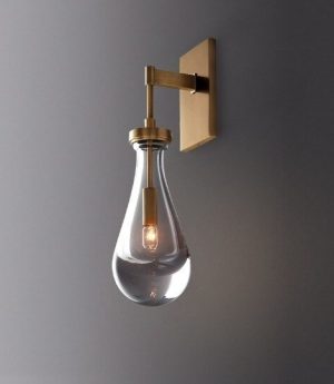 den gan tuong dau giuong phong ngu hinh giot nuoc thuy tinh led g9 trang tri hien dai dai 45cm dtt dt5896 5