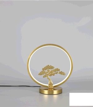 den-ban-dau-giuong-led-e27-trang-tri-kieu-dang-bac-au-hien-dai-chup-vai-xep-ly-cao-cap-dtt-db-yn3693