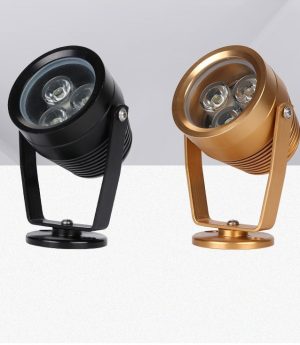 den led cam co san vuon 6w cao cap goc chieu 30 do chong nuoc ip66 trang tri hien dai vo gold black dtt dkl85 7 1