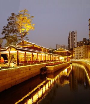 den led thanh chieu tuong 220v trang tri ngoai troi nhieu mau blue green red rgb ip65 cao cap dtt lt09 9