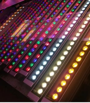 den led thanh chieu tuong ngoai troi 220v blue green red rgb chong nuoc ip65 cao cap dtt lt06 7