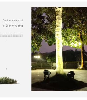 den led roi cay san vuon 12w cao cap trang tri ngoai troi chong nuoc ip65 dtt tdl01 6