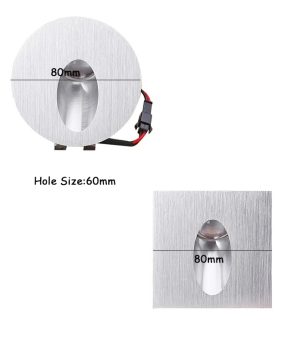 den led chan cau thang trong nha 3w mat vuong chieu hat trang tri hien dai dtt ct06v 8