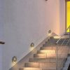 Đèn LED gắn chân tường âm bậc cầu thang hiện đại 3w mặt tròn chiếu rọi trang trí vỏ vàng cao cấp D60mm DTT-CT06 - Ảnh 3