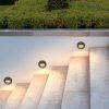 Đèn LED ốp âm bậc cầu thang 3w mặt tròn chiếu rọi ngoài trời chống nước cao cấp lỗ khoét 64mm DTT-CT05 - Ảnh 3