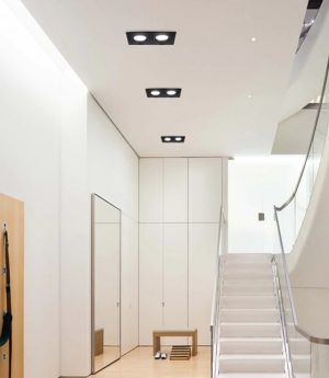 den led am tran doi spotlight tan quang chinh goc 45 do cao cap 14w 20w 24w lo khoet 90x200mm dtt acob14 8