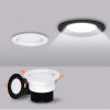 Đèn LED âm trần downlight chỉnh góc 45 độ chiếu tỏa trang trí nội thất hiện đại 7w 10w 12w lỗ khoét 90mm cao cấp DTT-ACOBW01 - Ảnh 2