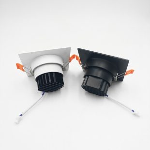 Alternative view of Đèn LED âm trần downlight vuông 7w 10w 12w chỉnh xoay 36 độ cao cấp lỗ khoét 90mm DTT-ACOB07W02