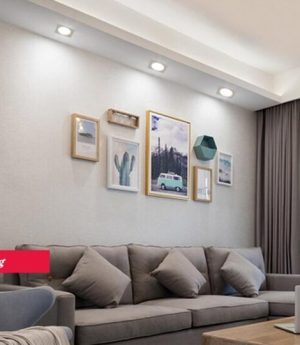 den led am tran downlight vuong 7w 10w 12w chinh xoay 36 do cao cap lo khoet 90mm dtt acob07w02 7