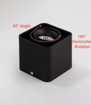 den led cob hop vuong op noi tran xoay chinh 7w 10w cao cap goc chieu 60 do trang tri hien dai h100mm dtt 0bv03 8