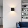 Đèn LED hắt tường 2 đầu 10W vuông trang trí ngoài trời chống nước IP65 cao cấp DTT-DT01V - Ảnh 3