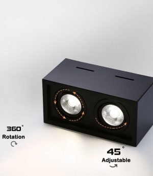 den led op noi tran hop vuong doi xoay chinh 12w cao cap goc chieu 60 do trang tri hien dai h100mm dtt 0bv02 2 4