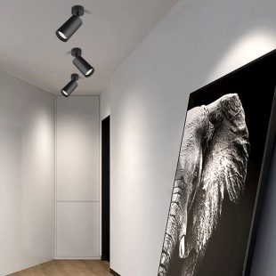 Alternative view of Đèn LED ốp trần nổi xoay 360 độ spotlight tán quang 7w 12w GU10 siêu sáng trang trí cao cấp DTT-TQ02