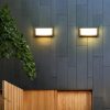Đèn LED ốp tường ngoài trời chống nước hiện đại 12w chiếu sáng ban công sân vườn cao cấp DTT-601 - Ảnh 3