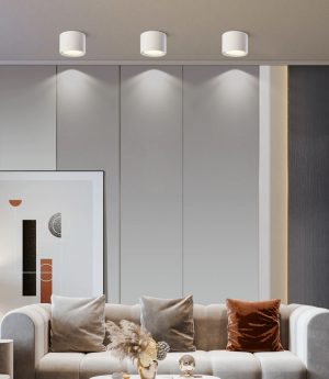 den lon gan noi tran led mat kinh mo 7w goc chieu 120 do chieu hat trang tri cao cap dtt 0b02 5