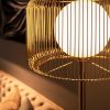 Đèn sàn đứng góc tường hiện đại mạ vàng trang trí phòng khách phòng ngủ LED E14 cao 1,5m cao cấp DTT-DC28 - Ảnh 2