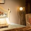 Đèn sàn đứng góc tường hiện đại mạ vàng trang trí phòng khách phòng ngủ LED E14 cao 1,5m cao cấp DTT-DC28 - Ảnh 3