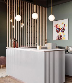 den tha gan tran hien dai bong thuy tinh mo e27 led chieu sang trang tri noi that don gian bac au d200mm dtt 210g 6