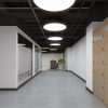 Đèn thả văn phòng LED gắn trần hiện đại hình tròn vỏ đen vỏ trắng D600xH60mm dây thả 1m50 trang trí cao cấp DTT-DE500R - Ảnh 2