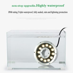 Alternative view of Đèn âm dưới nước LED bể bơi vòi phun AC12V 3000k 6w 9w 12w 18w 24w ip68 cao cấp DTT-DKBX3