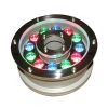 Đèn âm dưới nước LED bể bơi vòi phun AC24V đổi màu RGB 6w 9w 12w 18w 24w ip68 cao cấp DTT-DKBX4 - Ảnh 3