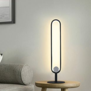Alternative view of Đèn bàn đầu giường phòng ngủ trang trí hiện đại có dimmer tăng giảm độ sáng 12W D15xH52cm DTT-DN213