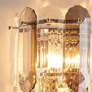Alternative view of Đèn chùm pha lê cao cấp trang trí phòng khách phòng ngủ nội thất hiện đại Bắc Âu D80cm LED E14 DPL-208