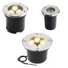 Đèn LED âm đất thấp mặt tròn 24V chống nước ip66 cao cấp trang trí ngoại thất hiện đại DTT-ADTMT100 - Ảnh 2