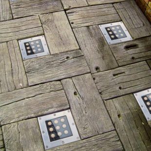 Alternative view of Đèn LED âm đất vuông nhiều mắt trang trí ngoài trời góc chiếu 30 độ chống nước ip66 cao cấp DTT-DK-ADV100