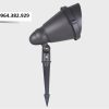 Đèn LED cắm cỏ chiếu cây có mũ COB góc chiếu 30 độ 12V/24V/220V trang trí sân vườn chống nước IP66 cao cấp DTT-DK85 - Ảnh 2
