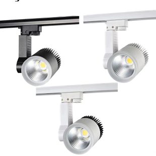 Alternative view of Đèn LED rọi gắn thanh ray spotlight cao cấp 7w 12w 20w 30w 6500K/3000K/4000K vỏ đen vỏ trắng DTT-MD-TL05
