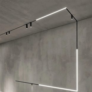 Alternative view of Đèn LED rọi ray nam châm từ tính spotlight xoay 360 chiếu rọi 12w 24w vỏ đen cao cấp RD-50135