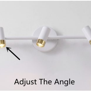 Alternative view of Đèn LED rọi tranh spotlight hiện đại đổi 3 màu ánh sáng 3W vỏ trắng cao cấp DTT-PA6028/WH