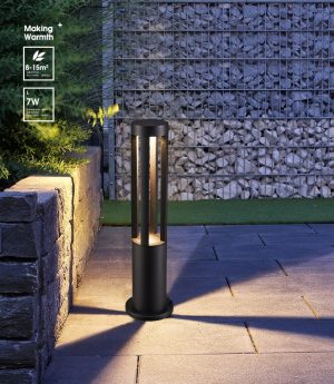 den nam trang tri san vuon loi di dan huong bac tam cap chieu sang ngoai that hien dai led h40cm 60cm vo den chong nuoc cao cap dtt svt02 5