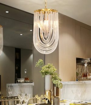 den tha thuy tinh gan tran trang tri ban an nha hang khach san cao cap bong led e14 dtt ba204 1