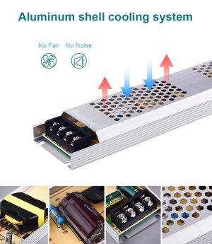 nguon to ong 12v dc cho den led 100w 150w 200w 300w 400w 500w vo nhom cao cap 9 1