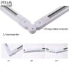 Thanh ray nhôm gắn đèn LED rọi cao cấp 1m 1.5m 2m vỏ đen vỏ trắng DTT-MD-TR01 - Ảnh 2