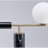 Đèn bàn decor phòng khách phòng ngủ thân đá bóng thủy tinh cao cấp E14 trang trí hiện đại DTT-YN66007 - Ảnh 3