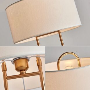 Alternative view of Đèn bàn khách sạn trang trí đầu giường phòng ngủ hiện đại Bắc Âu LED E27 chụp vải DTT-YN01