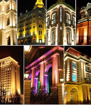 den led chieu cot ngoai troi mat vuong 32w goc 30 do 220v 12v 24v chong nuoc ip66 cao cap dtt rc16x2 1