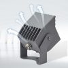 Đèn LED chiếu cột ngoài trời mặt vuông góc hẹp 15 độ 12W 220V/12V/24V IP66 cao cấp trang trí hiện đại DTT-RCV12 - Ảnh 3