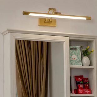 Alternative view of Đèn LED rọi tranh rọi gương hiện đại mạ đồng trang trí hiện đại DTT-DG1