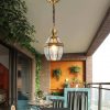 Đèn thả ngoài trời trang trí mái hiên mái vòm ban công phong cách Châu Âu cổ điển E27 cao cấp DTT-DT214 - Ảnh 3