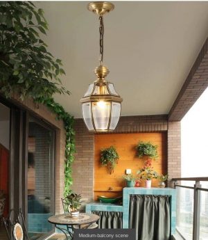 den tha ngoai troi trang tri mai hien mai vom ban cong phong cach chau au co dien e27 cao cap dtt dt214 4