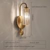 Đèn tường trang trí pha lê cao cấp chiếu sáng hành lang cầu thang nội thất hiện đại LED E14 H51cm DTT-YN5610B - Ảnh 2