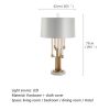 Đèn bàn decor phòng ngủ hiện đại trang trí khách sạn biệt thự phong cách Châu Âu LED E27 cao cấp DTT-KS3 - Ảnh 3