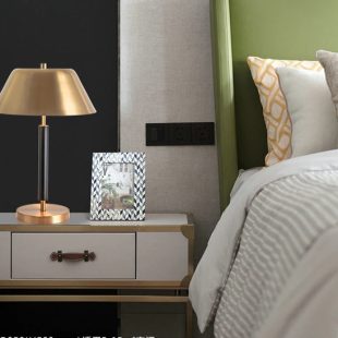 Alternative view of Đèn bàn mạ đồng LED E27 phong cách Châu Âu cổ điển trang trí đầu giường phòng ngủ cao cấp DTT-KS01