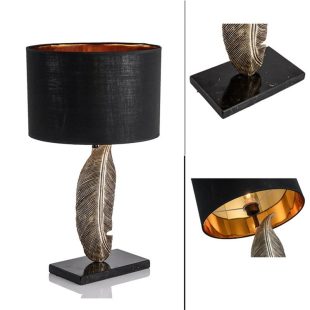 Alternative view of Đèn bàn phòng ngủ phòng khách hiện đại chụp vải LED E27 trang trí nội thất cao cấp DTT-NT12