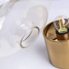 Đèn bàn thủy tinh hình nấm trang trí phòng khách phòng ngủ hiện đại LED E27 chân đế mạ đồng cao cấp DTT-TT04 - Ảnh 3